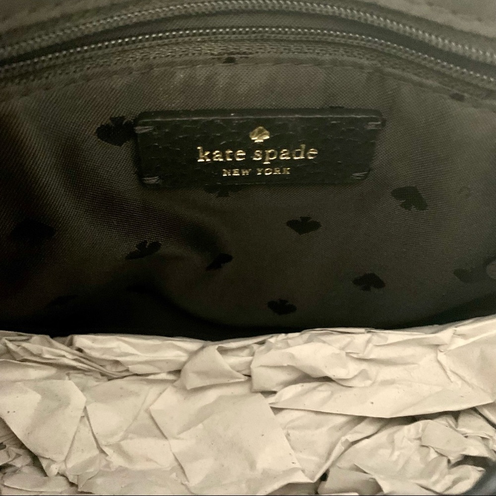 NWOT Kate Spade Black Pebbled Leather Adjustable Crossbody Bag - Picture 6 of 9